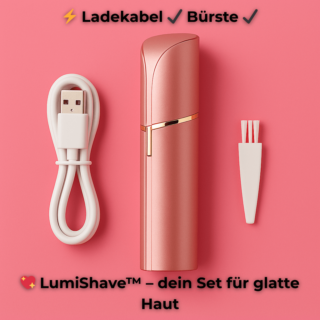 Mylivan™ LumiShave - Der smarte Rasierer für unterwegs