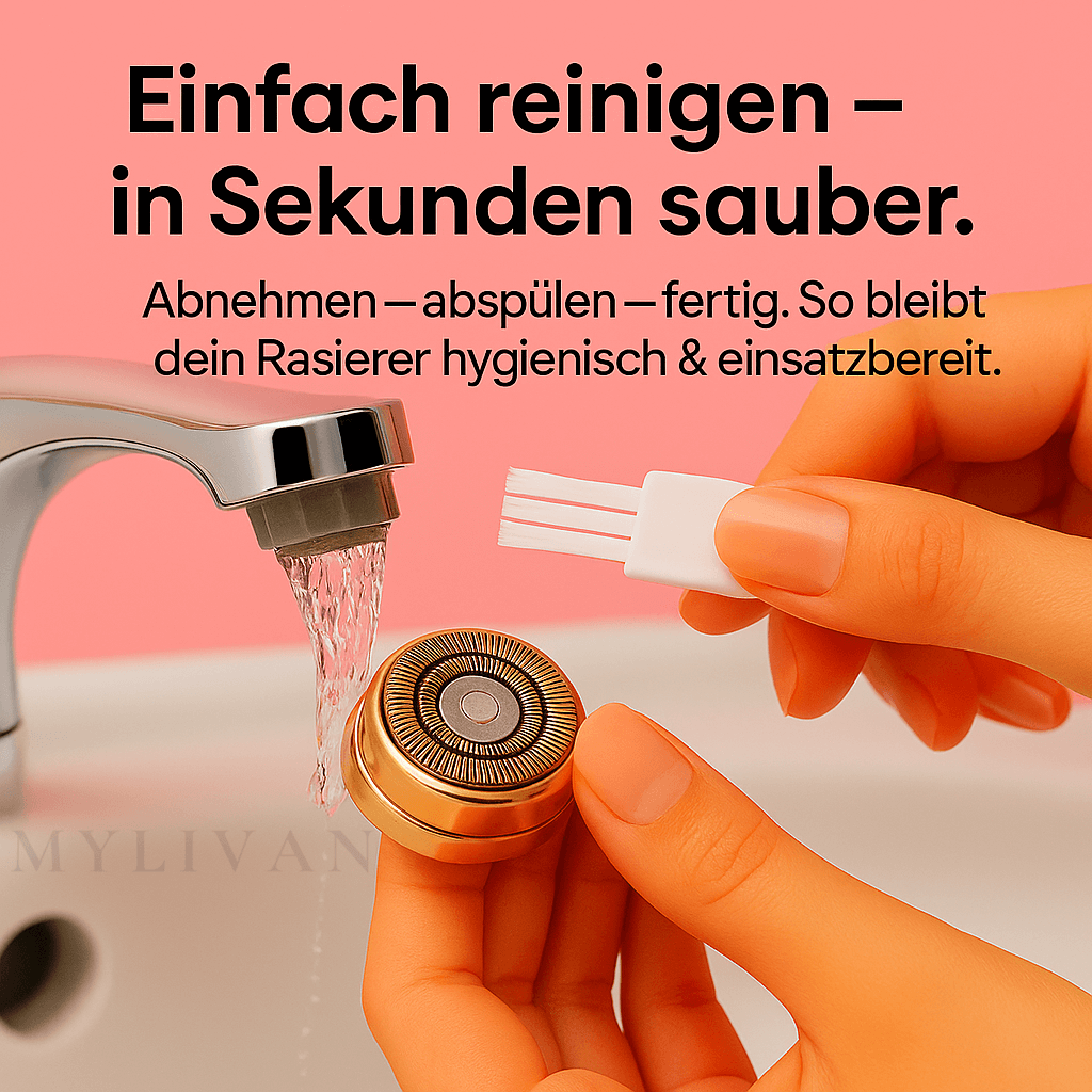 Mylivan™ LumiShave - Der smarte Rasierer für unterwegs