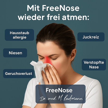 Mylivan FreeNose – Die natürliche Lösung gegen verstopfte Nase & Allergie (+ Gratis E-Book)