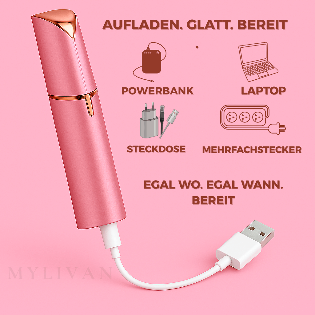Mylivan™ LumiShave - Der smarte Rasierer für unterwegs