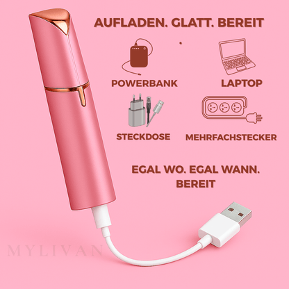Mylivan™ LumiShave - Der smarte Rasierer für unterwegs
