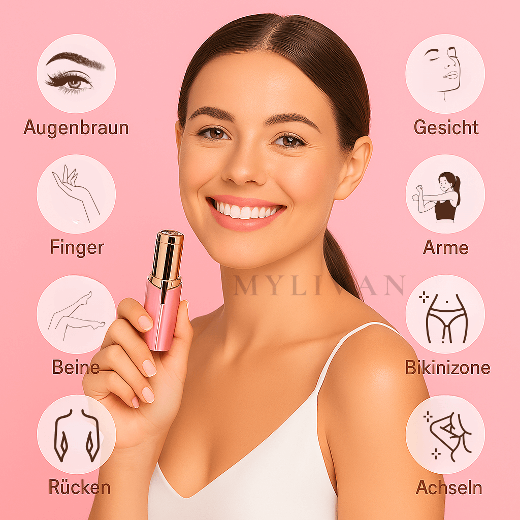 Mylivan™ LumiShave - Der smarte Rasierer für unterwegs